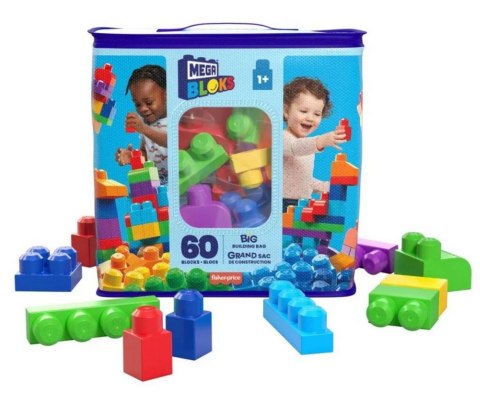 Mix Fisher Price DCH55 Mega Blocks Klocki Konstrukcyjne Mega Bloks 60 Elementów