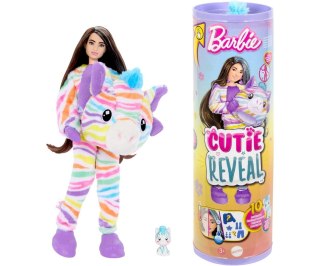 Mix Mattel HRK37 Lalka Barbie Cutie Reveal Zebra