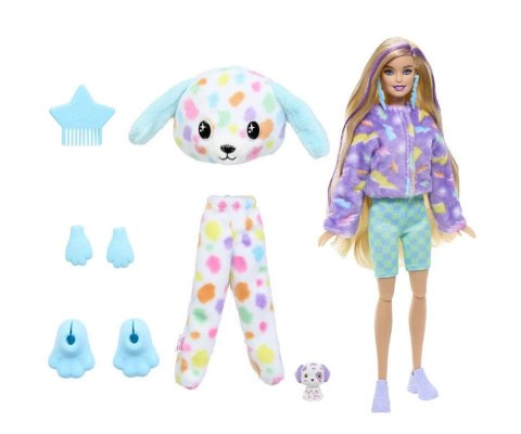 Mix Mattel HRK41 Barbie Cutie Reveal Lalka Piesek Dalmatyńczyk