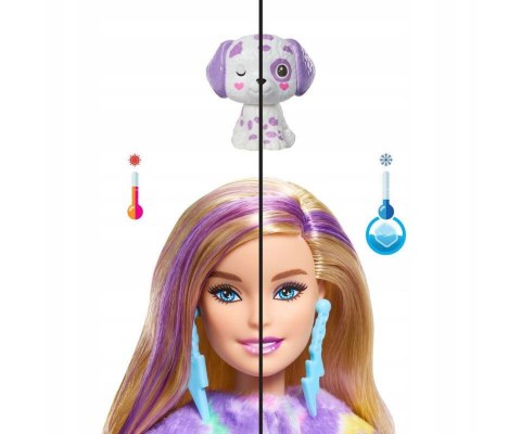 Mix Mattel HRK41 Barbie Cutie Reveal Lalka Piesek Dalmatyńczyk