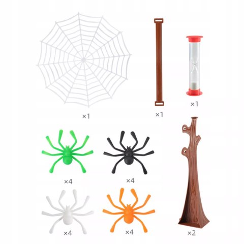 Skaczące Pająki Gra Zręcznościowa dla Dzieci Rodziny 16 Pająków 2-4 graczy