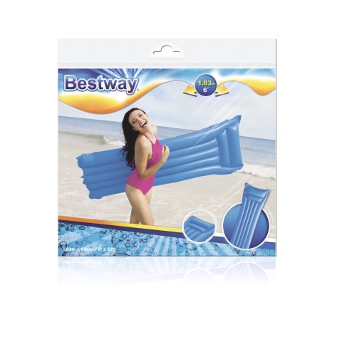 Bestway Bestway 44007 MATERAC PLAŻOWY MATOWY 183cm x 69cm RÓŻOWY