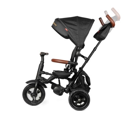 Qplay Qplay Rowerek Trójkołowy Rito Deluxe Rubber Black