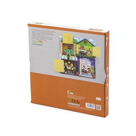 Viga Viga 44653 Tablica manipulacyjna otwórz i zamknij - Domek