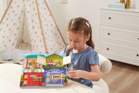Viga Viga 44653 Tablica manipulacyjna otwórz i zamknij - Domek