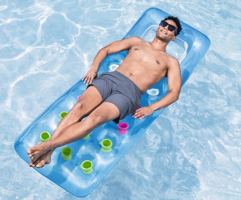 Bestway Bestway 43040 Dmuchany materac plażowy Niebieski mat 1.88m x 71cm
