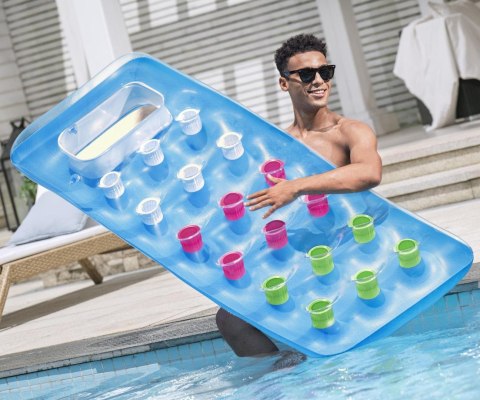 Bestway Bestway 43040 Dmuchany materac plażowy Niebieski mat 1.88m x 71cm