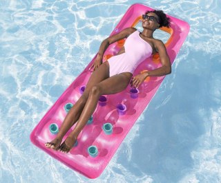 Bestway Bestway 43040 Dmuchany materac plażowy Różowy mat 1.88m x 71cm