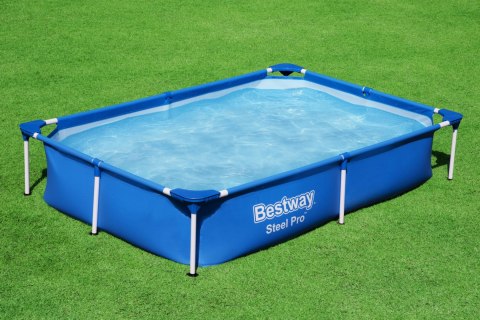Bestway Bestway 56401 Basem stelażowy Steel Pro prostokątny 2.21m x 1.5m x 43cm