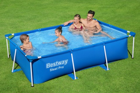 Bestway Bestway 56403 Basem stelażowy Steel Pro prostokątny 2.59m x 1.70m x 61cm