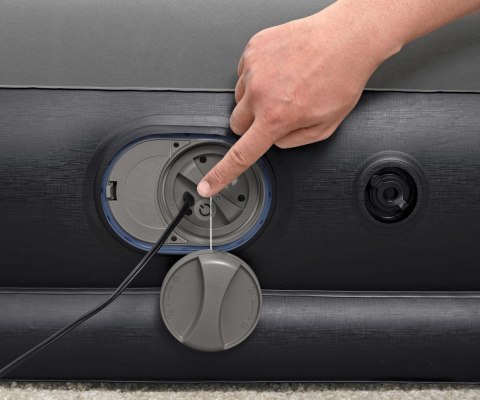 Bestway Bestway 671BT Materac dmuchany turystyczny z wbudowaną pompą powietrza Tritech Twin 1.91m x 97cm x 3
