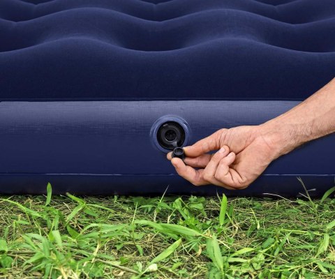Bestway Bestway 67225 Materac dmuchany turystyczny z wbudowaną nożną pompą powietrza Full 1.91m x 1.37m x 28