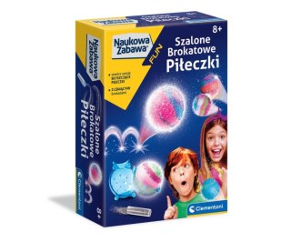 Clementoni Clementoni 50702 Naukowa Zabawa Lab Szalone Brokatowe Piłeczki