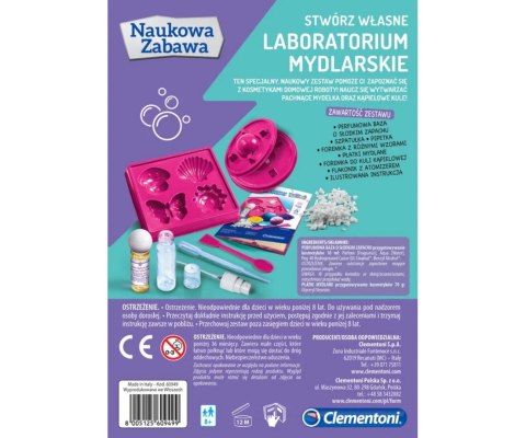 Clementoni Clementoni 60949 Naukowa Zabawa Lab Laboratorium Mydlarskie