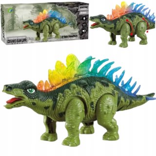 Luxma Dinozaur Stegozaur Interaktywny LED Dźwięk Chodzący dla dzieci zabawka