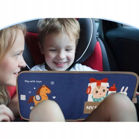 Luxma Książeczka filcowa dla dzieci odczepiane elementy rzepy Montessori tablica