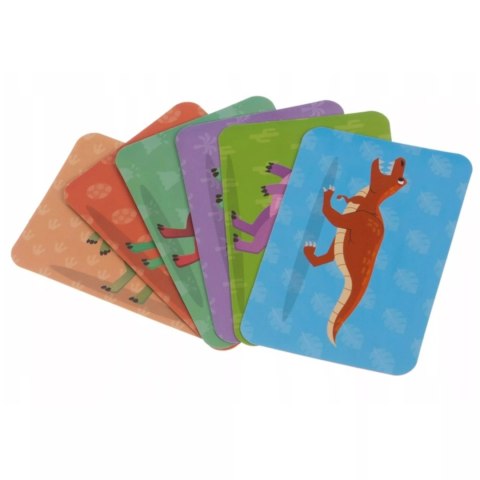 Luxma Układanka magnetyczna Montessori dinozaury puzzle magnetyczne dla dzieci