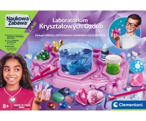 Clementoni Clementoni 50398 Naukowa Zabawa Lab Laboratorium Kryształów Ozdobnych