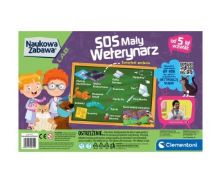 Clementoni Clementoni Naukowa Zabawa Lab 50712 S.O.S Mały Weterynarz