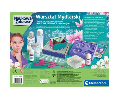 Clementoni Clementoni Naukowa Zabawa Lab 50888 Warsztat Mydlarski