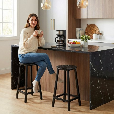 Hoker Flint Black Czarny Marmur glamour