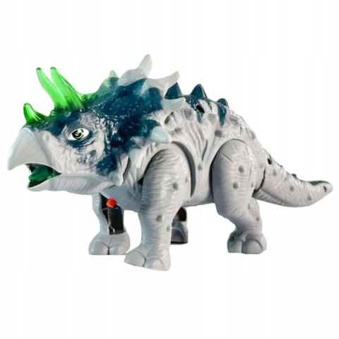 Luxma Dinozaur Interaktywny Triceratops - Chodzący, Świecący, Dźwięki dla Dzieci