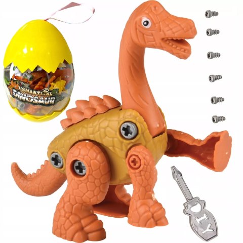 Luxma Dinozaur do skręcania dla dzieci - kreatywna zabawka konstrukcyjna DIY Yell