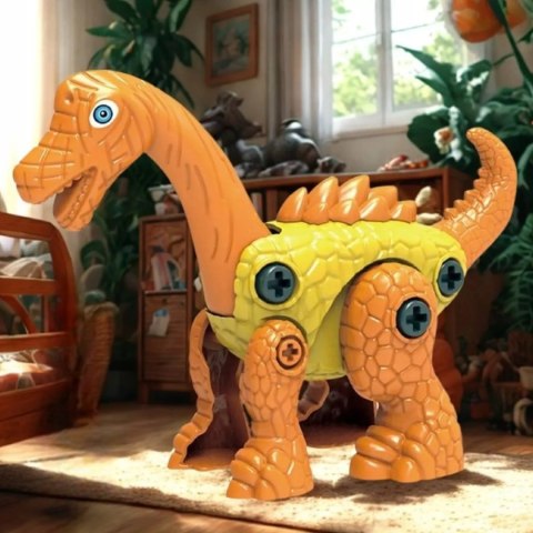 Luxma Dinozaur do skręcania dla dzieci - kreatywna zabawka konstrukcyjna DIY Yell