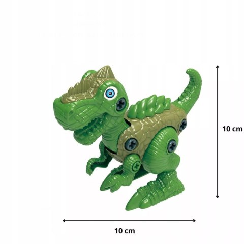 Luxma Dinozaur do skręcania dla dzieci - kreatywna zabawka konstrukcyjna DIY gree