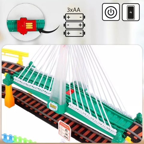 Luxma Kolejka pociąg elektryczna 192 el. tor lokomotywa wagony