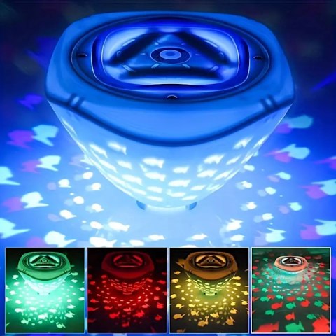 Luxma Pływająca lampa LED projektor podwodny do basenu wanny spa SL-012