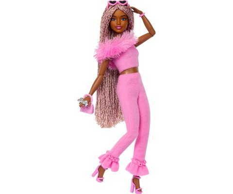 Mix Mattel HYV28 Barbie Deluxe Style Różowa Lalka Modowa w Stylu Barbiecore