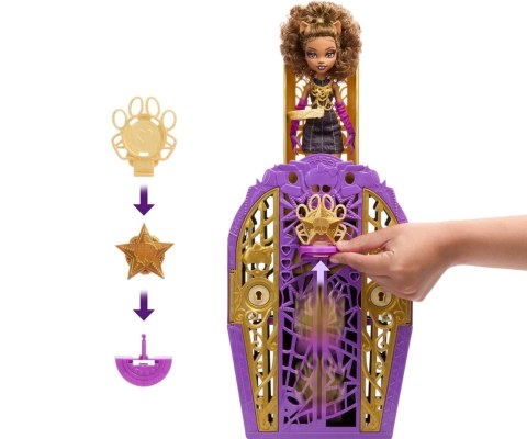 Mix Mattel JBG80 Monster High Straszysekrety Clawdeen Wolf