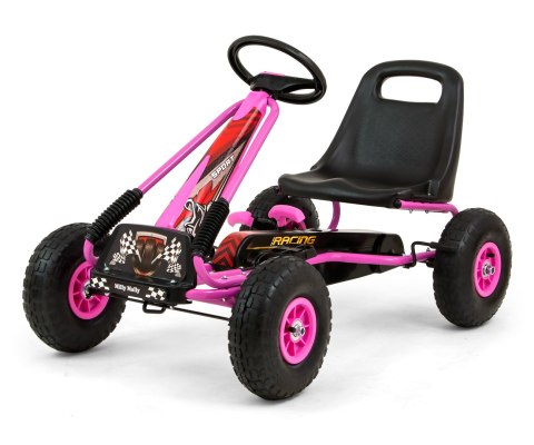 Milly Mally Milly Mally Gokart na pedały Thor Pink