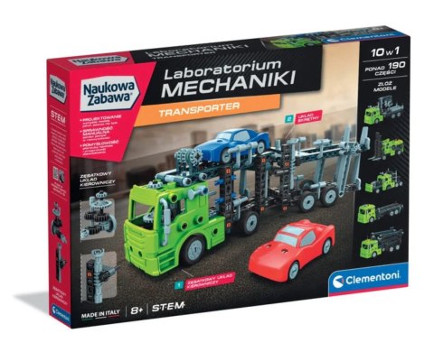Clementoni Clementoni 50249 Naukowa Zabawa Lab Laboratorium Mechaniki - transporter