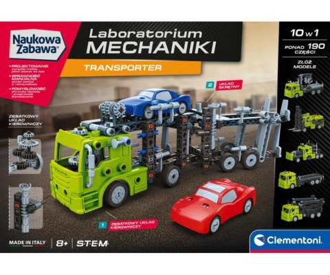 Clementoni Clementoni 50249 Naukowa Zabawa Lab Laboratorium Mechaniki - transporter