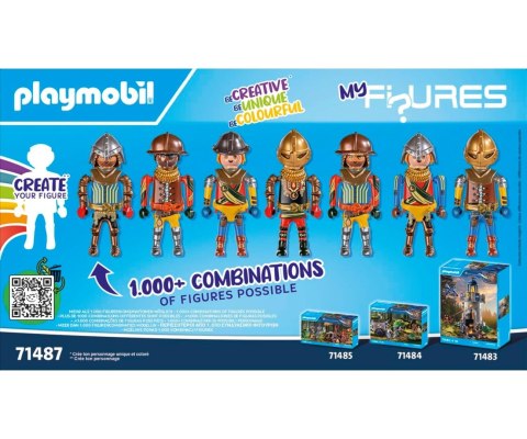 Mix Playmobil 71487 Klocki Konstrukcyjne Rycerze Novelmore 45 elementów