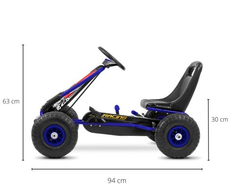 Milly Mally Milly Mally Gokart na pedały Thor Blue