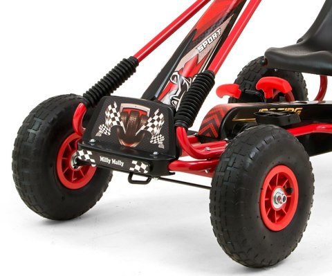 Milly Mally Milly Mally Gokart na pedały Thor Red