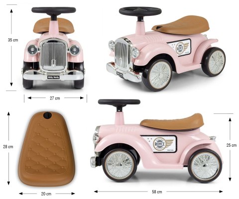 Milly Mally Milly Mally Pojazd Royce Pink