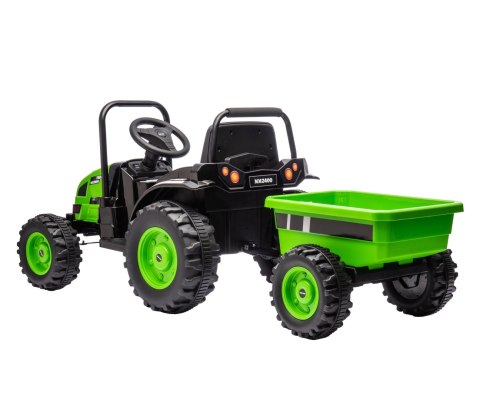 Milly Mally Milly Mally Pojazd na akumulator Traktor z przyczepą Farmer Green