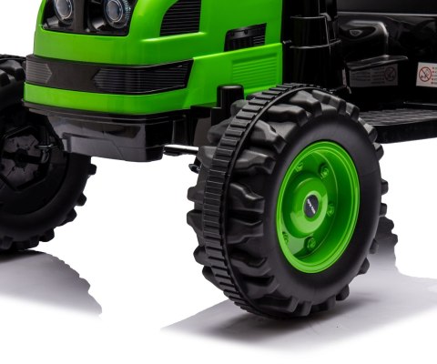 Milly Mally Milly Mally Pojazd na akumulator Traktor z przyczepą Farmer Green
