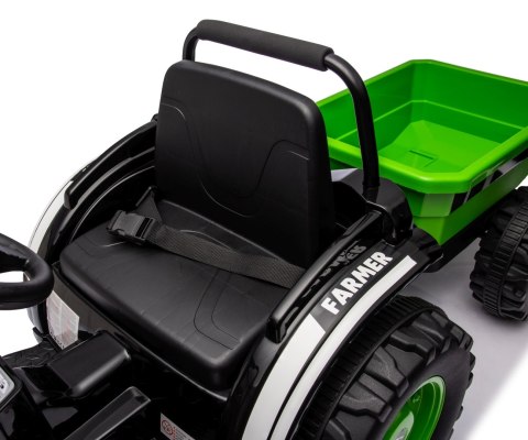 Milly Mally Milly Mally Pojazd na akumulator Traktor z przyczepą Farmer Green