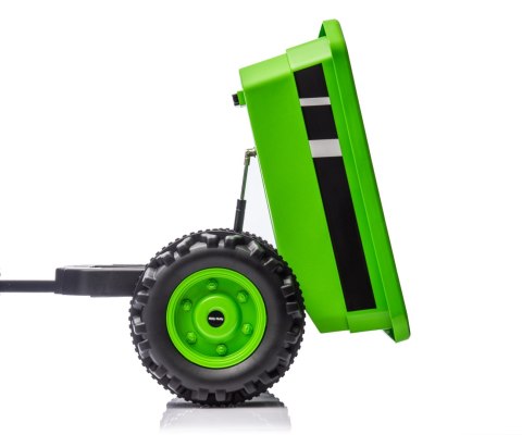 Milly Mally Milly Mally Pojazd na akumulator Traktor z przyczepą Farmer Green