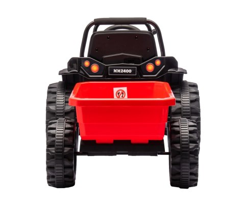 Milly Mally Milly Mally Pojazd na akumulator Traktor z przyczepą Farmer Red