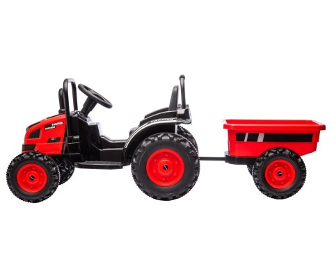 Milly Mally Milly Mally Pojazd na akumulator Traktor z przyczepą Farmer Red