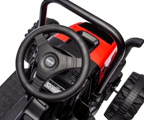 Milly Mally Milly Mally Pojazd na akumulator Traktor z przyczepą Farmer Red