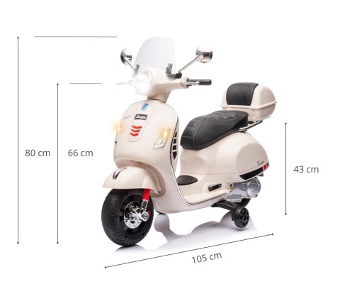 Milly Mally Milly Mally Pojazd na akumulator Vespa GTS Super White