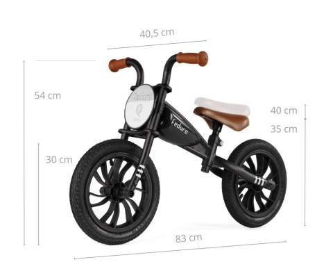 Qplay Qplay Rowerek Biegowy Feduro Black