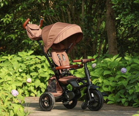 Qplay Qplay Rowerek Trójkołowy Rito Deluxe Rubber Brown